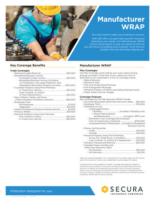 Manufacturer WRAP Sell Sheet